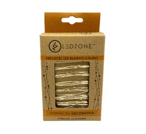 Guirnalda LED 100L luz blanca Ledzone.