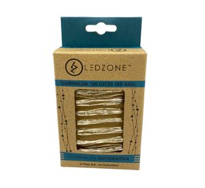 Guirnalda de luces Deco 1.5 W 100 luces luz cálida azul