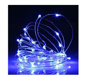 Guirnalda de luces Deco 1.5 W 100 luces luz cálida azul
