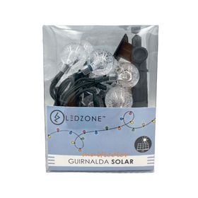 Guirnalda de luces solar 1.5 W 390 cm luz cálida multicolor