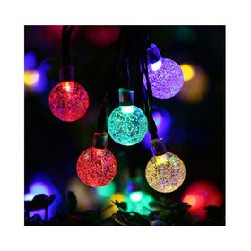 Guirnalda de luces solar 1.5 W 390 cm luz cálida multicolor