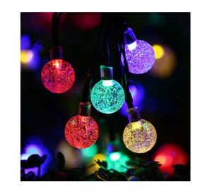 Guirnalda de luces solar 1.5 W 390 cm luz cálida multicolor