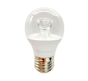 Ampolleta LED 4W E27 luz cálida mini globo Ledzone
