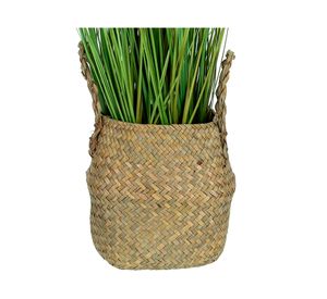 Planta artificial Grass con macetero Outzen