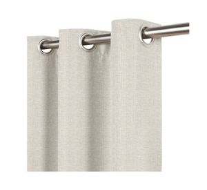 Cortina ojetillos 130x230 cm textura beige Cotidiana