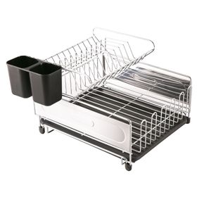 Secaplatos 2 niveles negro Cotidiana