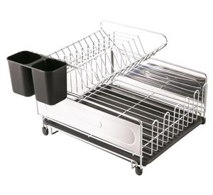 Secaplatos 2 niveles negro Cotidiana