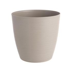 Macetero 33 cm piedra taupe Reyplast