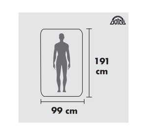 Colchón inflable twin Alicante azul Doite