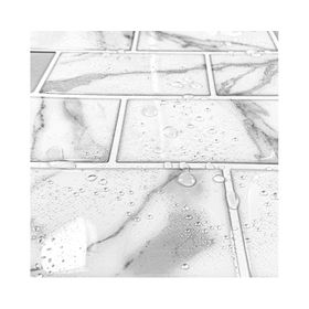 Mosaicos 27x32 cm Calacata blanco