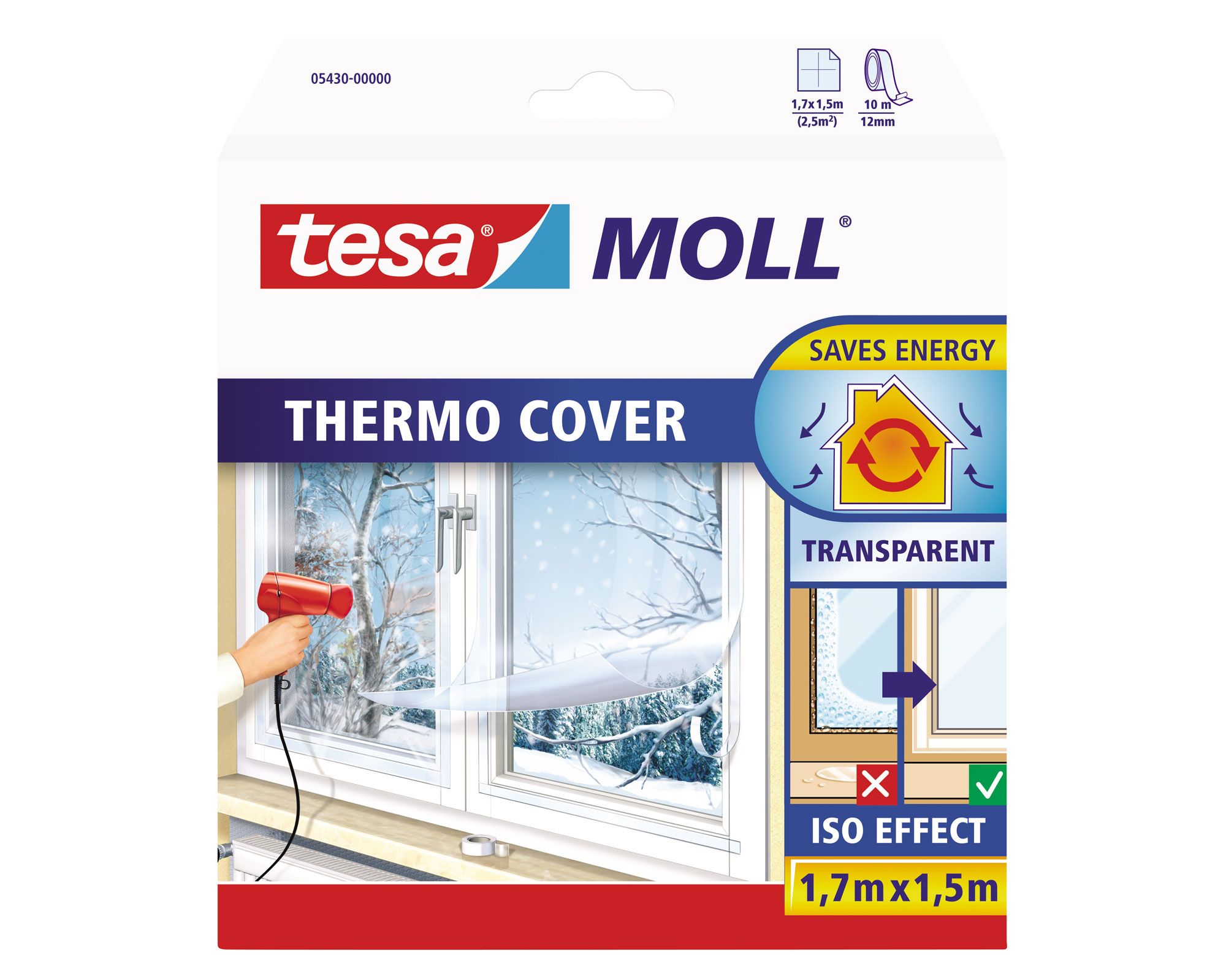 Aislante térmico Thermo Cover transparente 170x150 cm