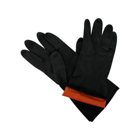 Guante látex industrial negro EPP
