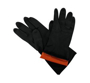 Guante látex industrial negro EPP