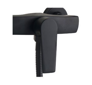 Monomando ducha Upsala Black Duschy