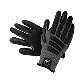 Guante Anti Impacto látex gris/negro EPP