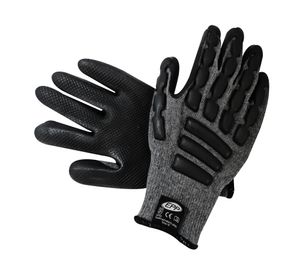 Guante Anti Impacto látex gris/negro EPP