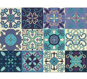 Vinilo autoadhesivo transparente Baku 15x15 cm