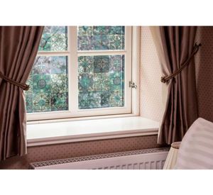 Vinilo autoadhesivo transparente Baku 15x15 cm