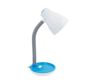 Lámpara de escritorio 1L E27 azul ByP