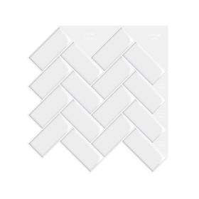 Mosaicos 30x28 cm rectángulos blanco