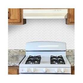 Mosaicos 30x28 cm rectángulos blanco