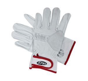 Guante Supervisor velcro reflectante blanco EPP