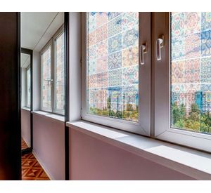 Vinilo adhesivo 15x15 cm Nairobi transparente evaporado 12 unidades