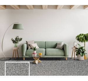 Alfombra por m2 boucle Barón gris