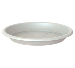 Plato maceta 18 cm Capri blanco Outzen