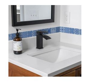 Vinilo autoadhesivo cenefa Westeros azul 5.5x46 cm