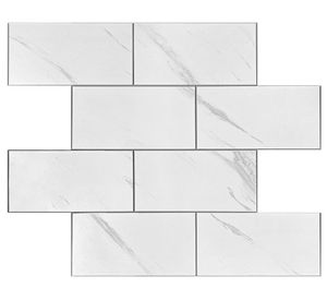 Mosaicos 30.5x30.5 cm Mármol blanco