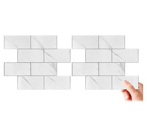 Mosaicos 30.5x30.5 cm Mármol blanco