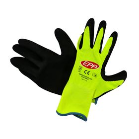 Guante látex Sandy amarillo flúor EPP