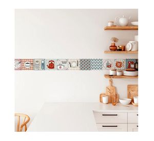 Vinilo adhesivo 15x15 cm Kitchen 12 unidades
