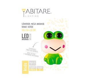 Lámpara de mesa LED luz día Rana Abitare