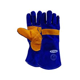 Guante Soldador Kevlar azul/amarillo EPP