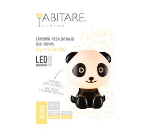 Lámpara de mesa LED luz día Oso Panda Abitare
