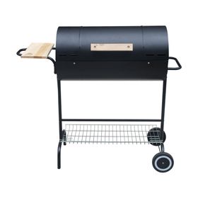 Parrilla a carbón con tapa