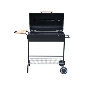 Parrilla a carbón con tapa