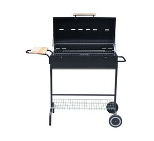 Parrilla a carbón con tapa