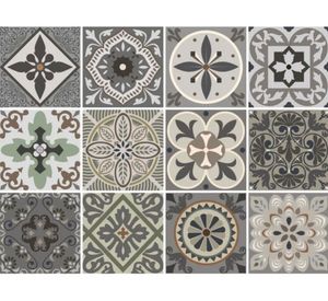 Vinilo adhesivo 15x15 cm Venecia 12 unidades