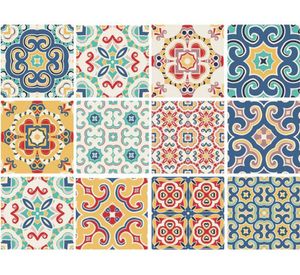 Vinilo adhesivo 15x15 cm Nairobi 12 unidades