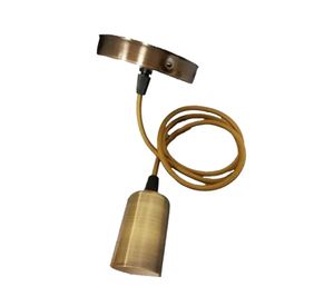 Porta lámpara decorativa 1L E27 Vintage bronce Pro-Lighting