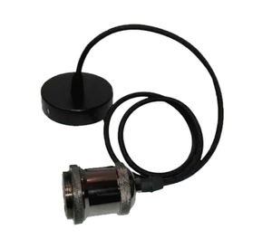 Porta lámpara decorativa 1L E27 Vintage grafito Pro-Lighting