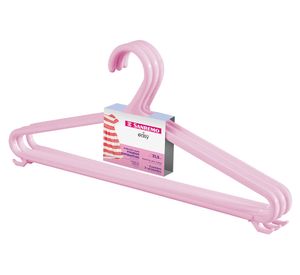 Colgador rosado claro 3 unidades San Remo