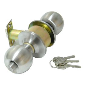 Cerradura pomo dormitorio satín