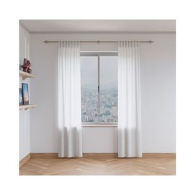 Pack barra cortina madera 22 mm x 200 cm natural