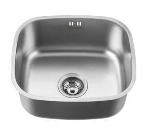 Lavaplatos bajo encimera 38x43 cm gris Splendid