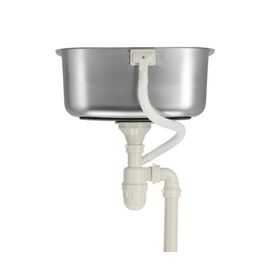 Lavaplatos bajo encimera 38x43 cm gris Splendid