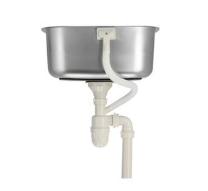 Lavaplatos bajo encimera 38x43 cm gris Splendid